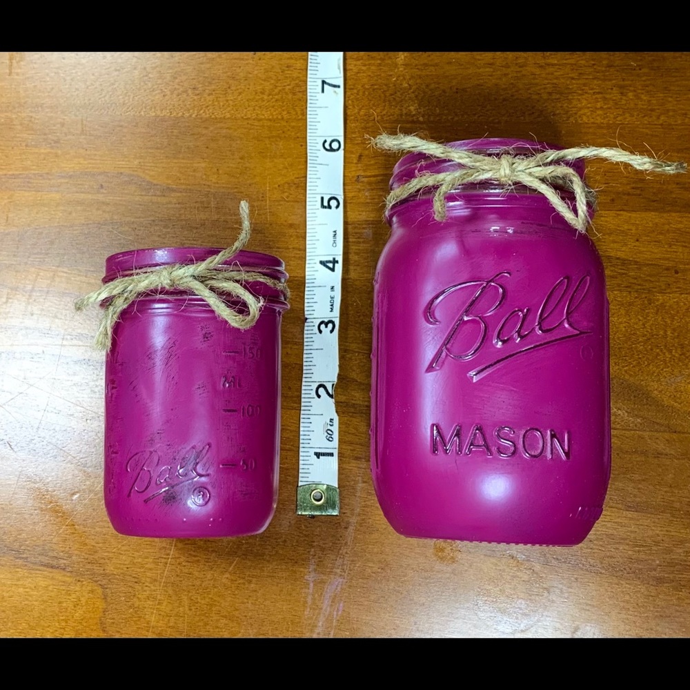 2 piece ball mason jar storage